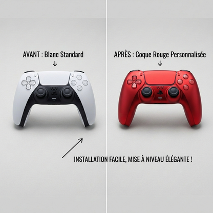 Replacement Shell for PS5, DIY Replacement Controller Housing Shell Case Front and Back Cover for Dualsense5 Controllers